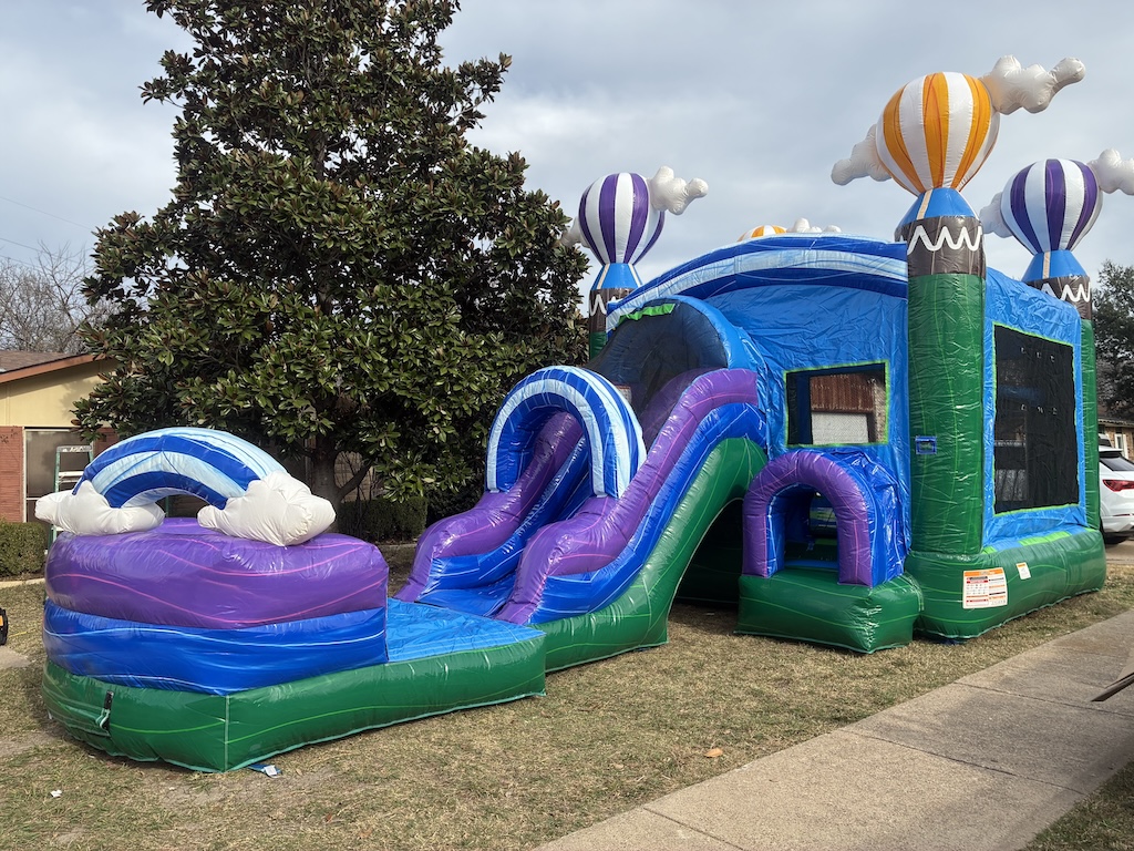 Cloudy Combo Bounce House