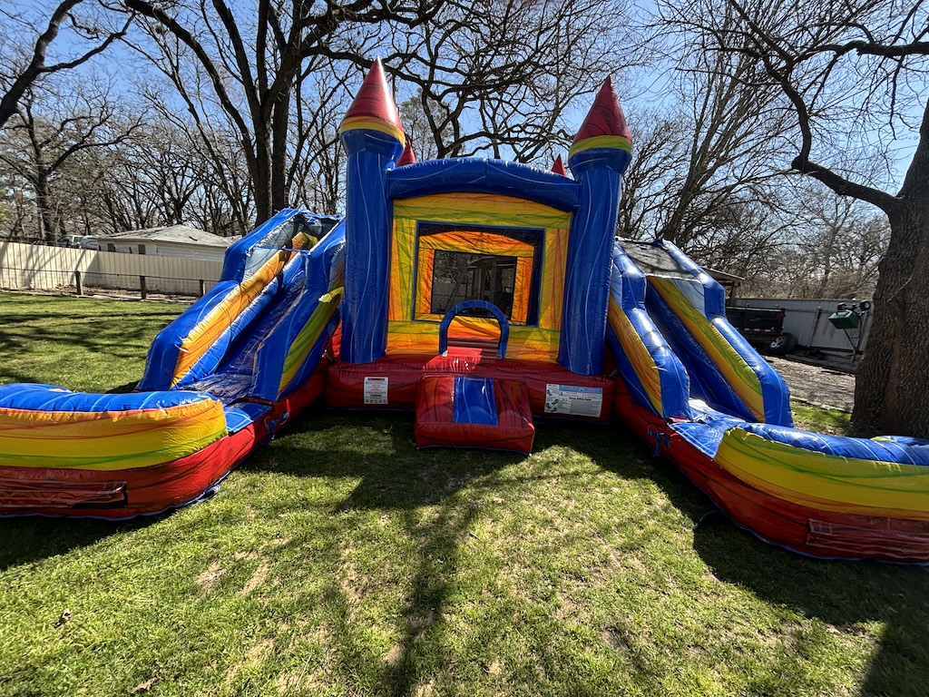 Dual Lane Combo Bounce House