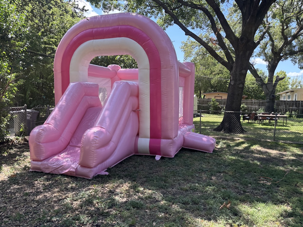 Pink Arch Combo Bounce House