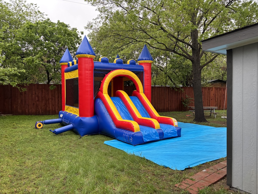 Side Slide Combo Bounce House