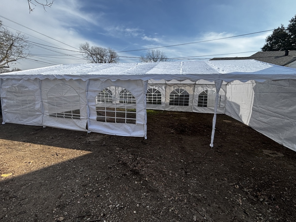 20×30 Frame Tent rental in Dallas TX